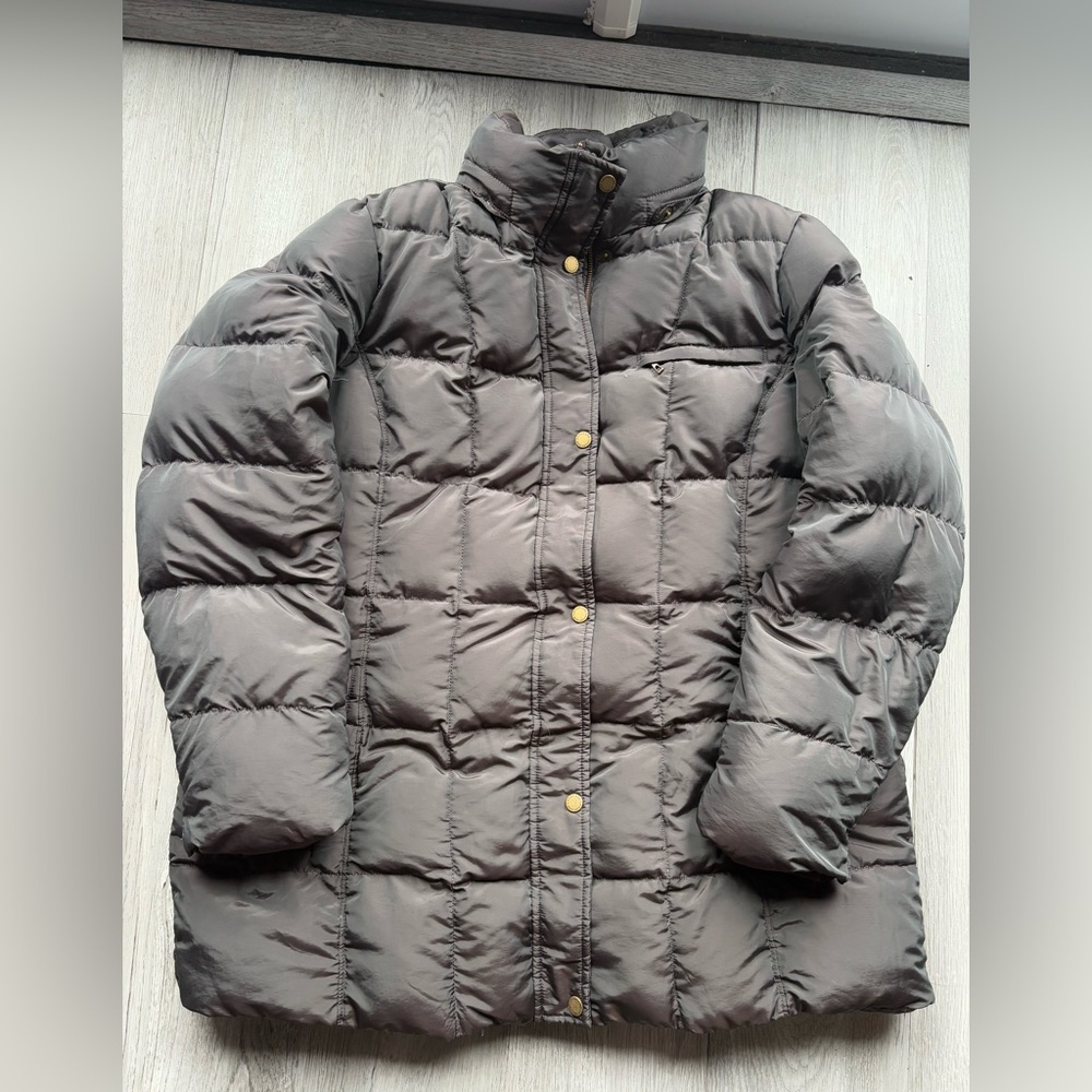 Women's Dark Brown Puffer Jacket